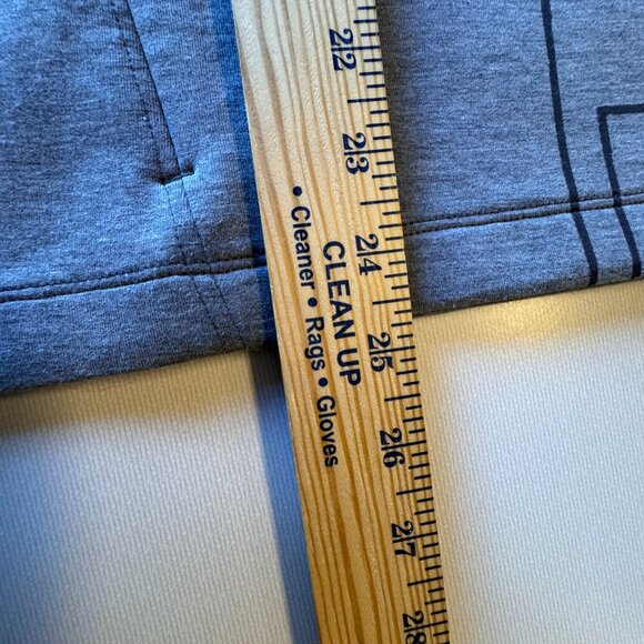 Under Armour Spacer Burnout Hoodie XL Gray Print Loose Fit Pockets Thumbholes - Picture 8 of 9